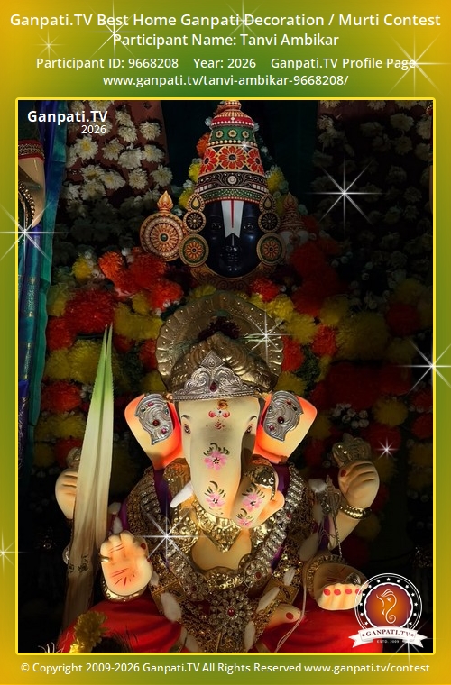 Tanvi Ambikar Ganpati 2026