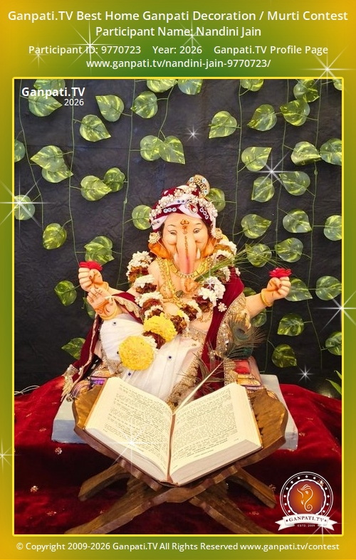 Nandini Jain Ganpati 2026