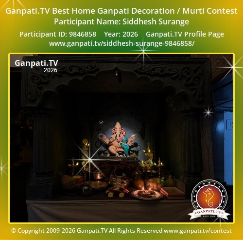 Siddhesh Surange Ganpati 2026