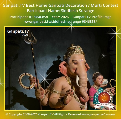 Siddhesh Surange Ganpati 2026