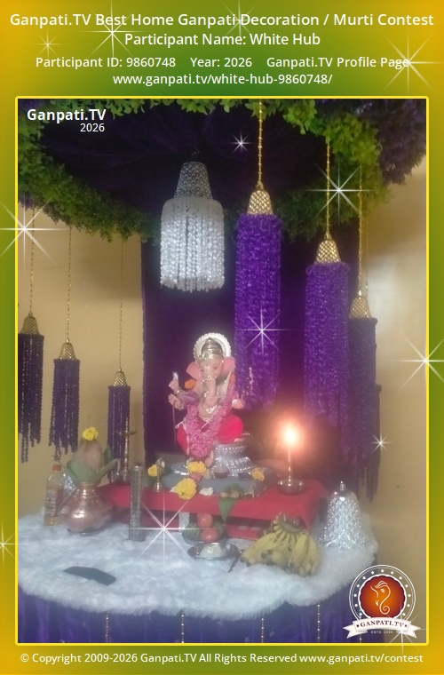 White Hub Ganpati 2026