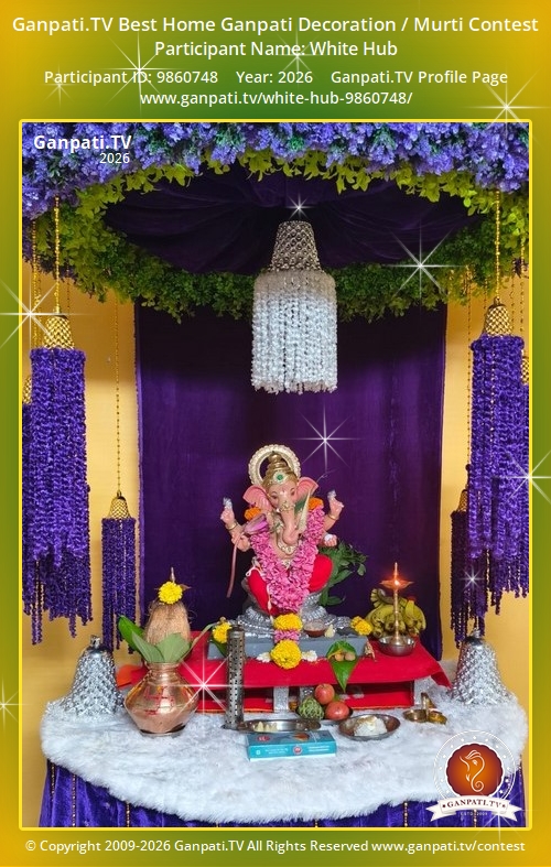 White Hub Ganpati 2026