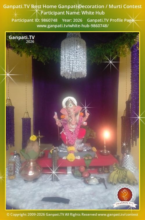 White Hub Ganpati 2026