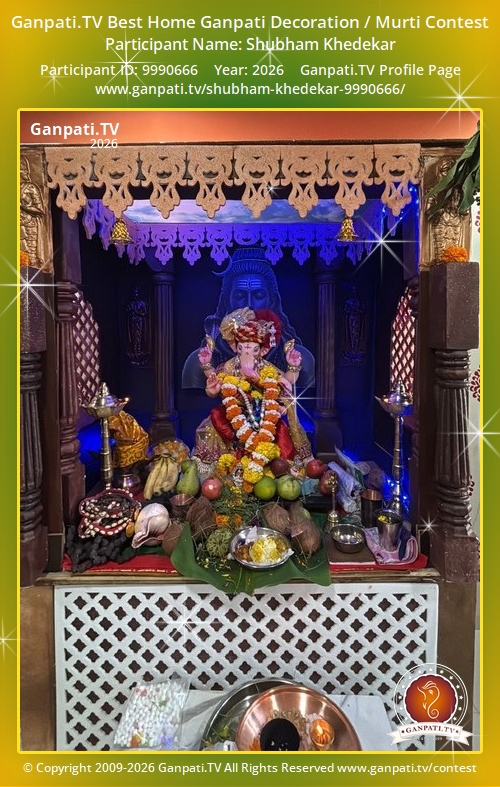 Shubham Khedekar Ganpati 2026