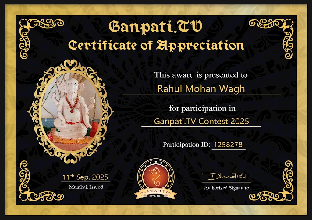 Rahul Wagh Ganpati 2025