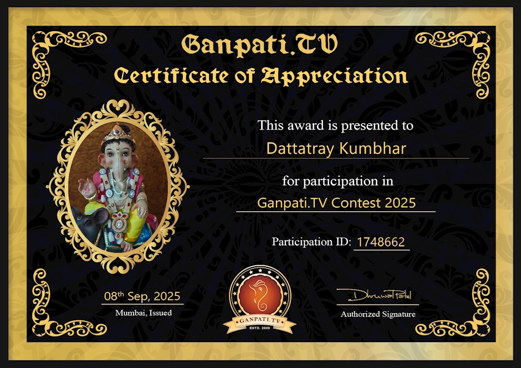 Dattatray Kumbhar Ganpati 2025