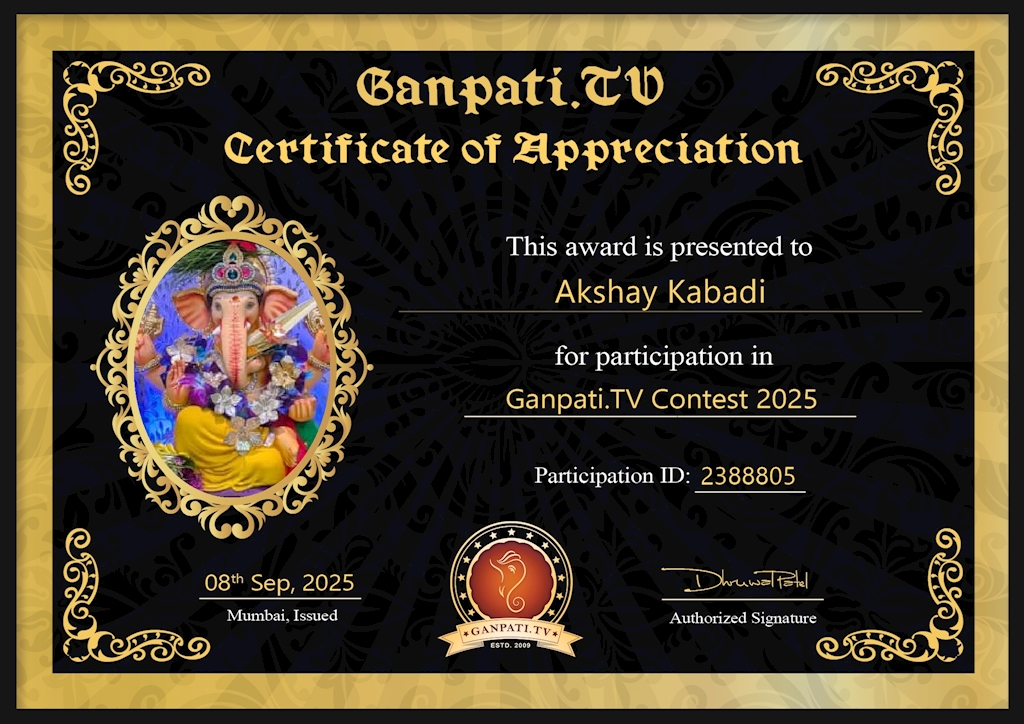 Akshay Kabadi Ganpati 2025