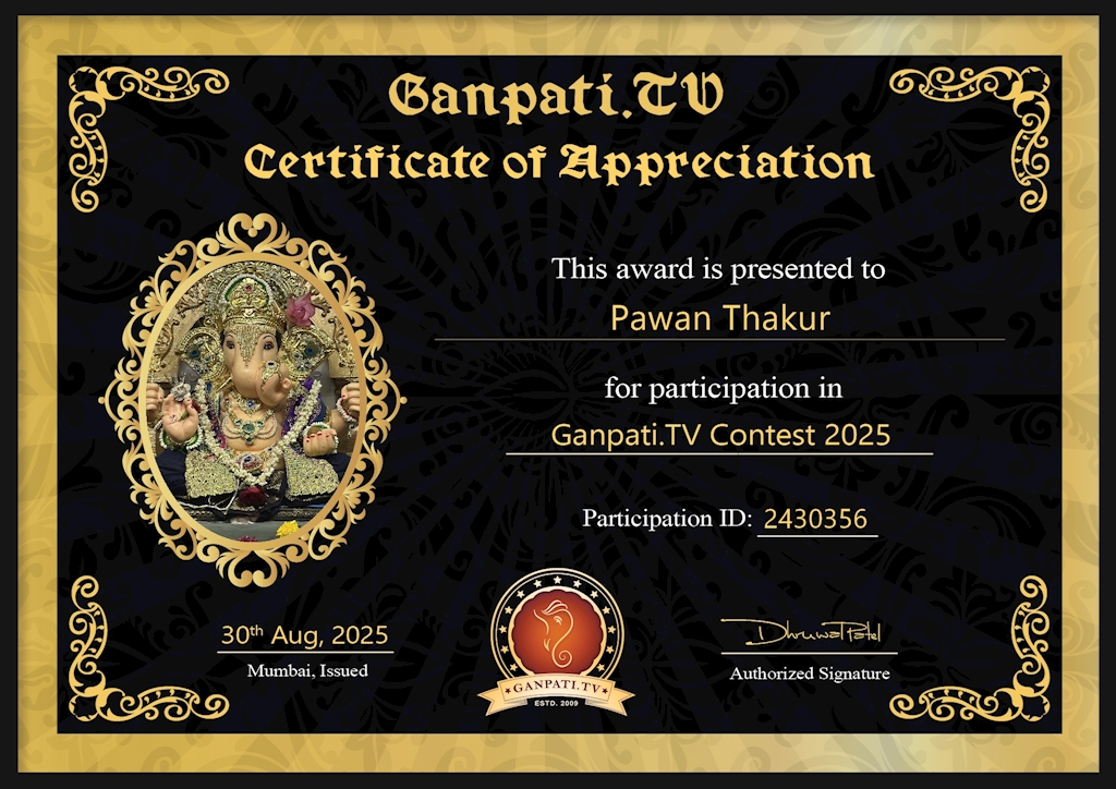 Pawan Thakur Ganpati 2025