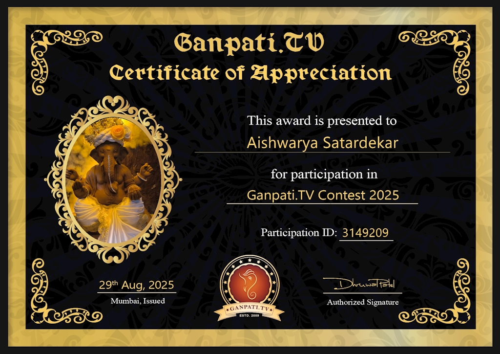 Aishwarya Satardekar Ganpati 2025