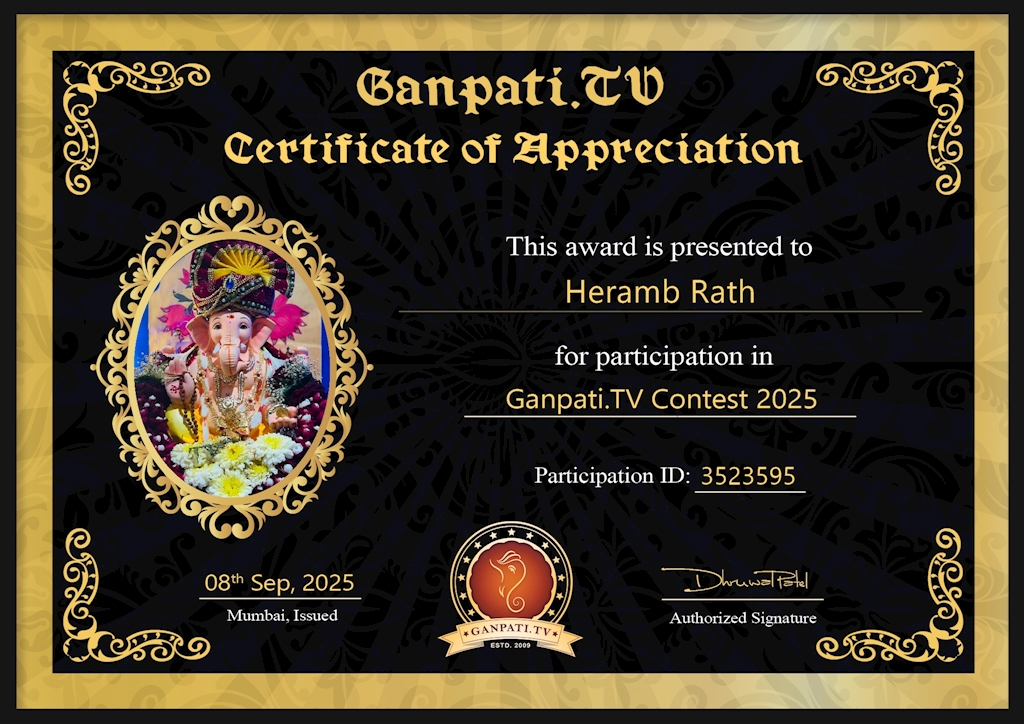 Heramb Rath Ganpati 2025