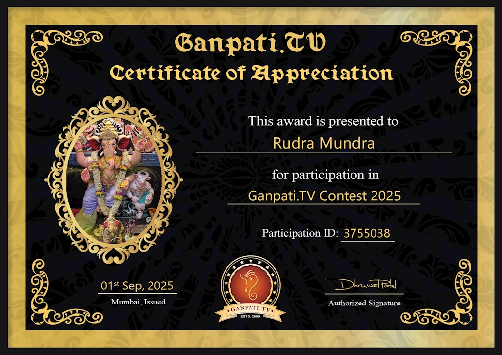 Rudra Mundra Ganpati 2025