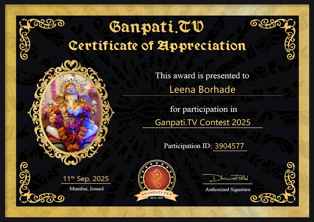 Leena Borhade Ganpati 2025