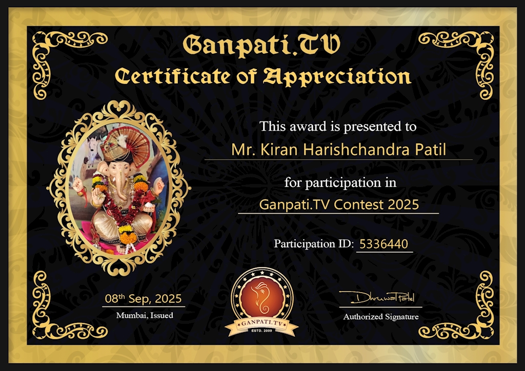 Satish Farad Ganpati 2025