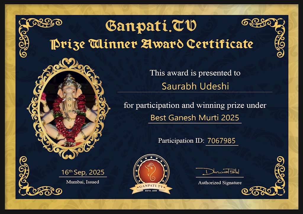 Saurabh Udeshi Ganpati 2025