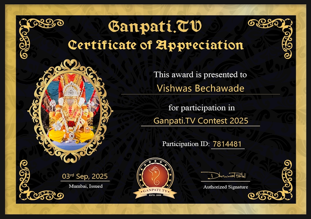 Vishwas Bechawade Ganpati 2025