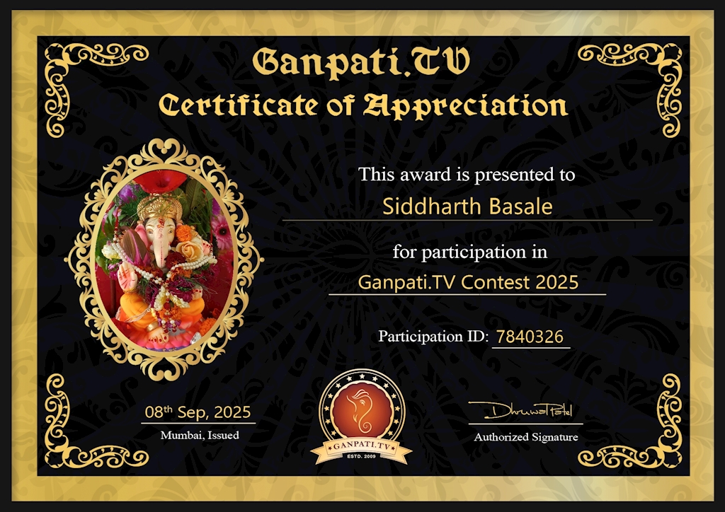 Siddharth Basale Ganpati 2025