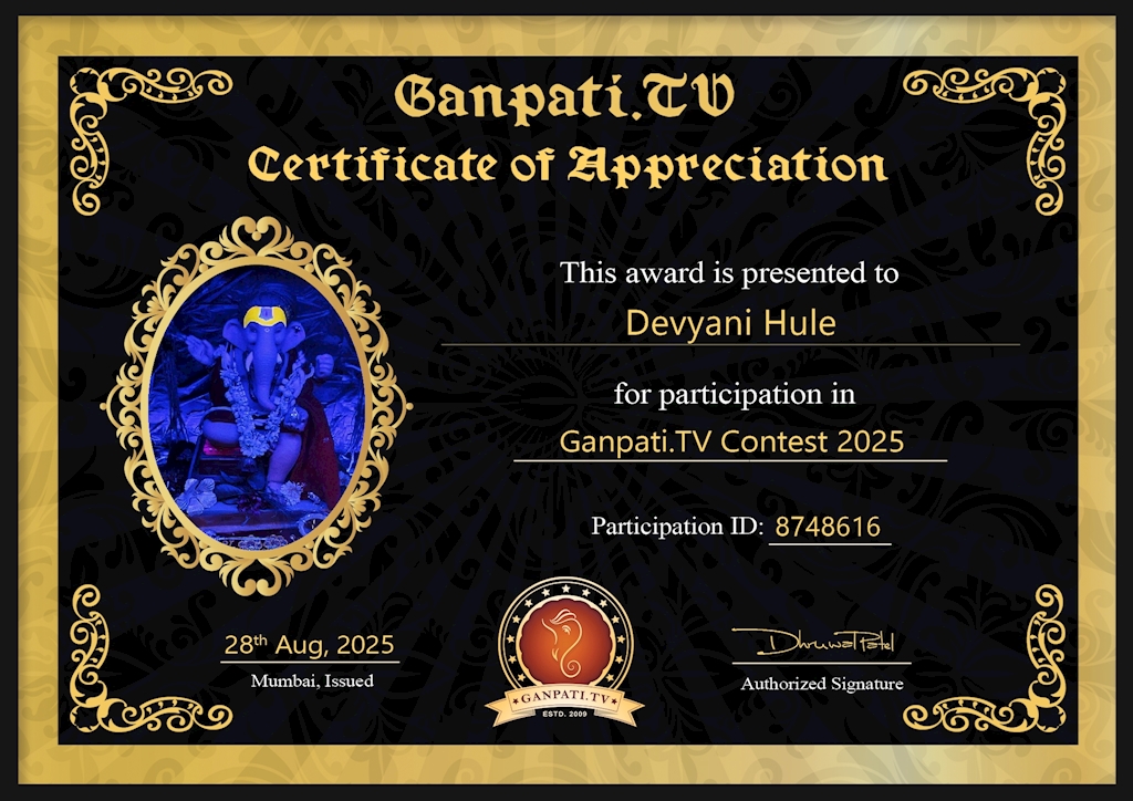 Devyani Hule Ganpati 2025