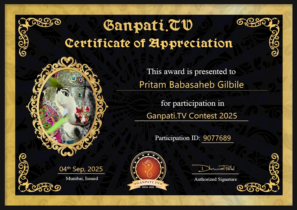 Pritam Gilbile Ganpati 2025