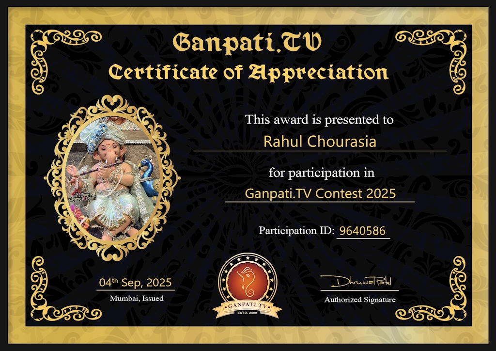 Rahul Chourasia Ganpati 2025
