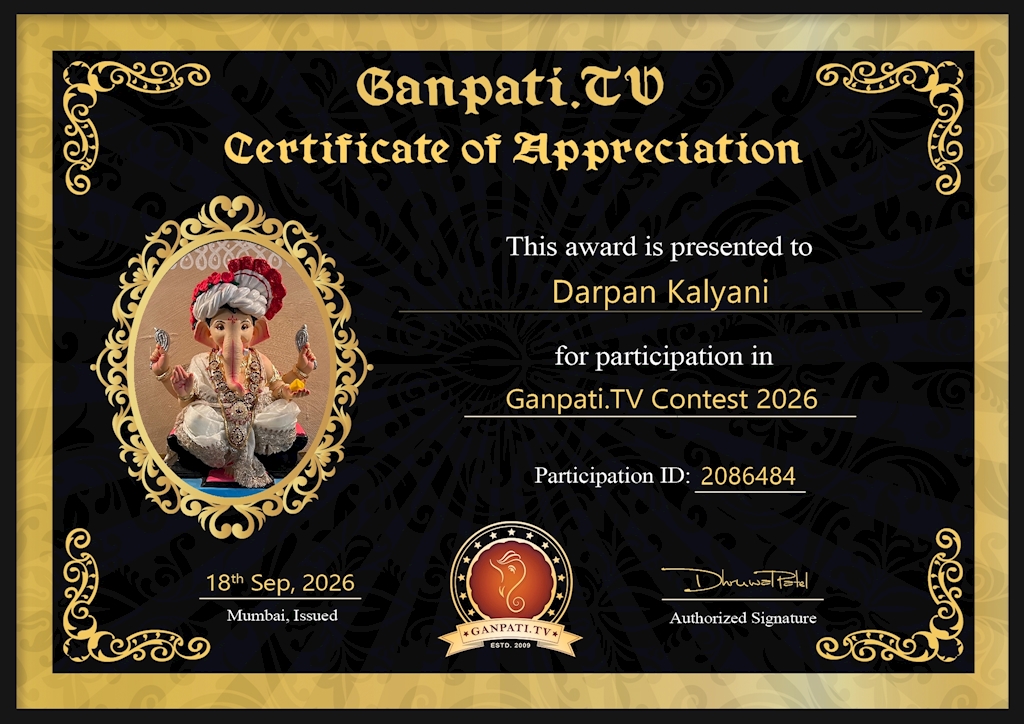 Darpan Kalyani Ganpati 2026