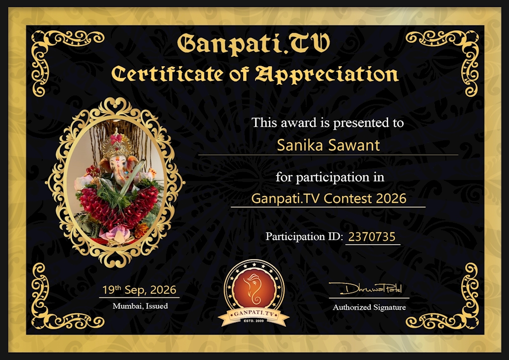 Sanika Sawant Ganpati 2026