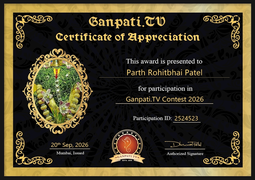 Parth Patel Ganpati 2026