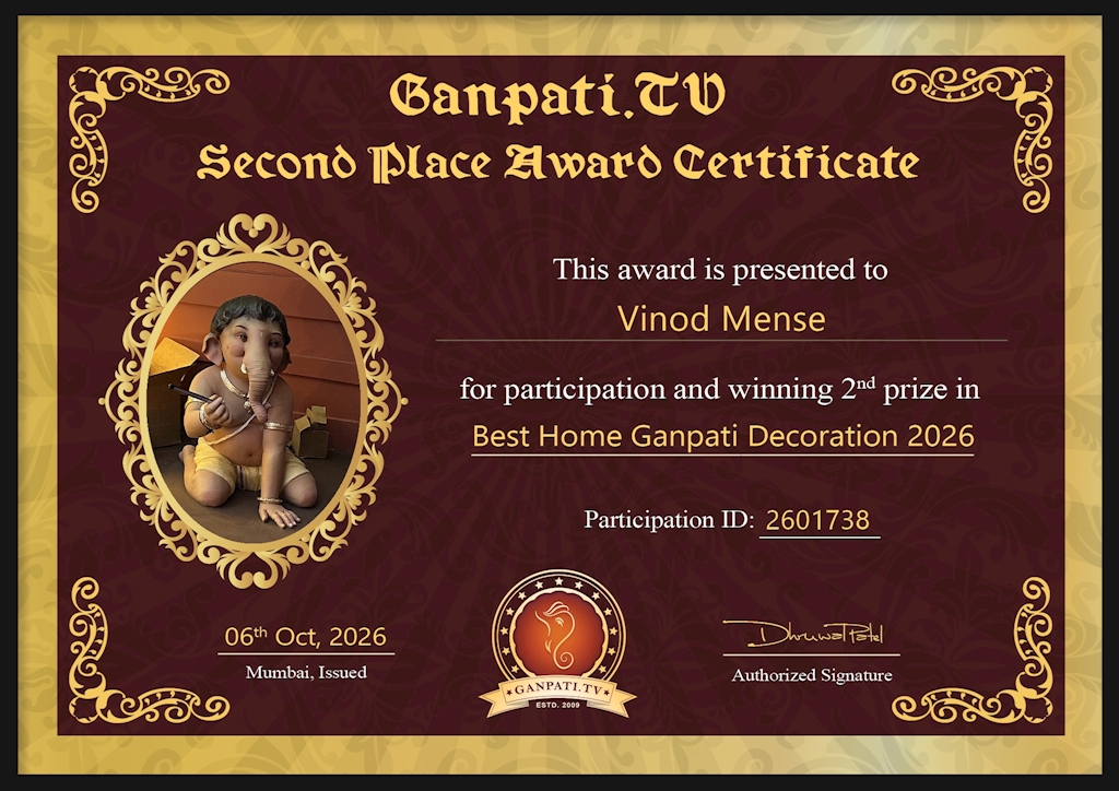 Vinod Mense Ganpati 2026