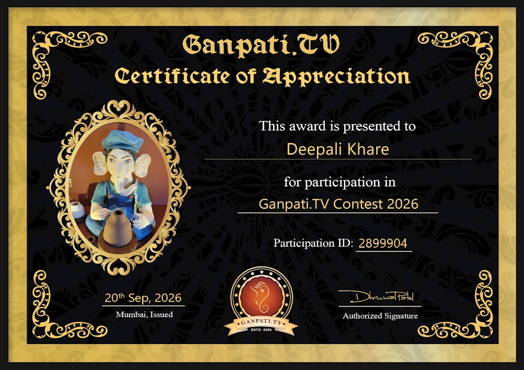 Deepali Khare Ganpati 2026