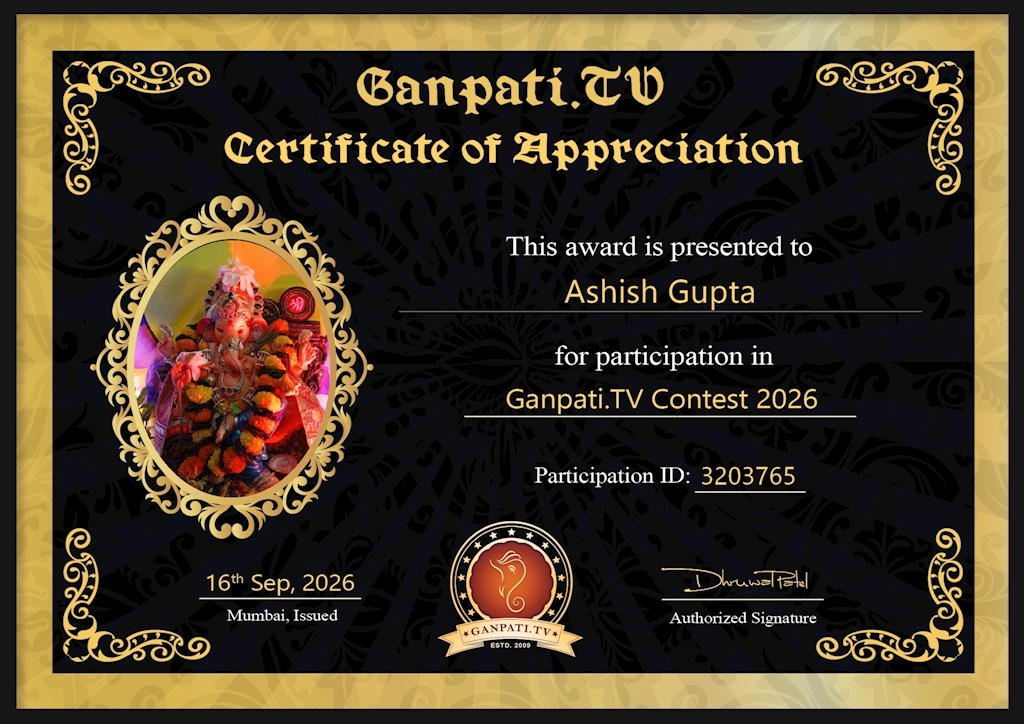 Ashish Gupta Ganpati 2026