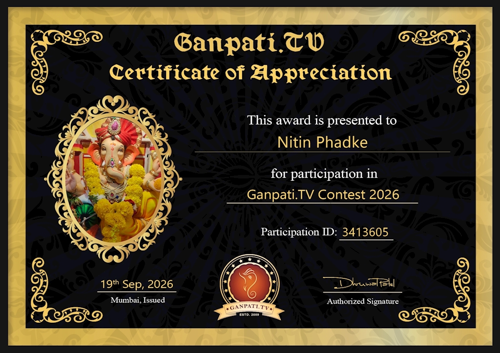 Nitin Phadke Ganpati 2026