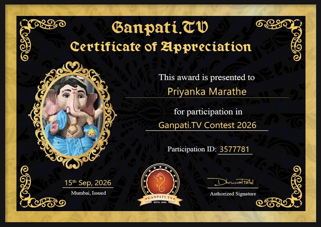 Priyanka Marathe Ganpati 2026
