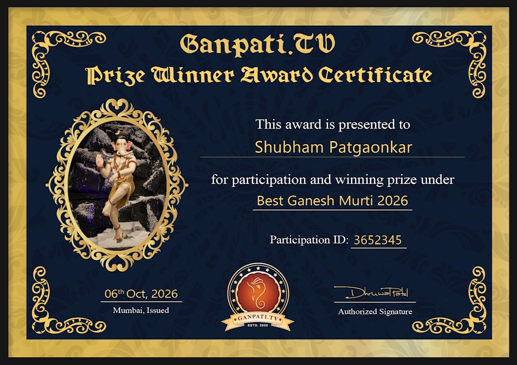 Shubham Patgaonkar Ganpati 2026