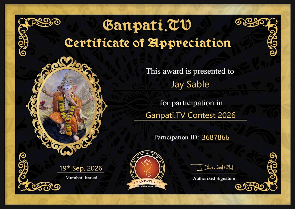Jay Sable Ganpati 2026