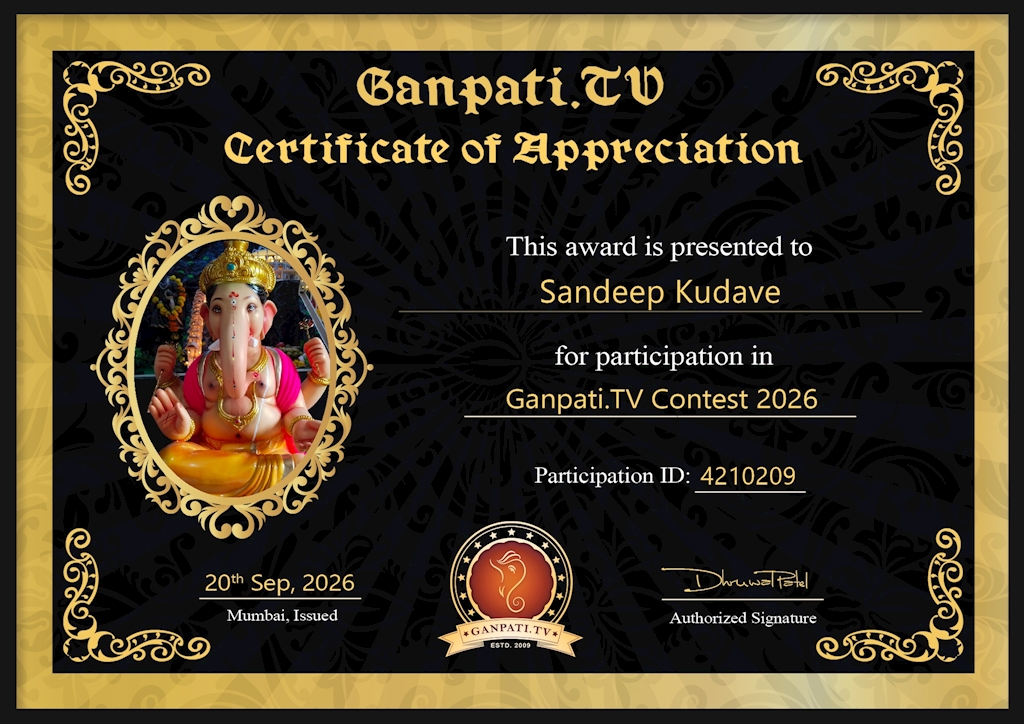 Sandeep Kudave Ganpati 2026