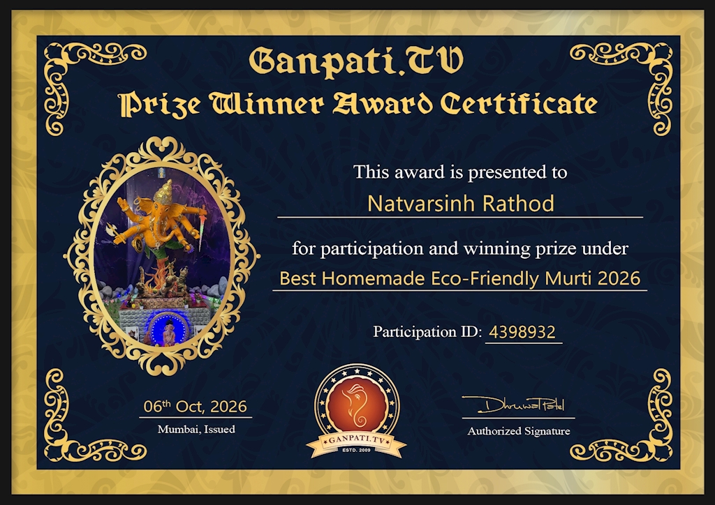 Natvarsinh Rathod Ganpati 2026