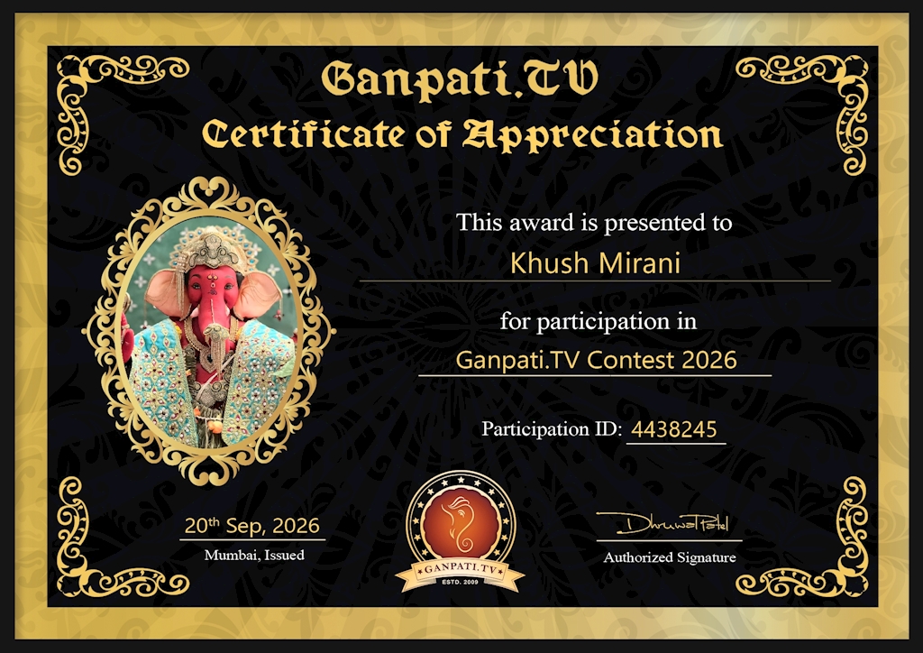 Khush Mirani Ganpati 2026