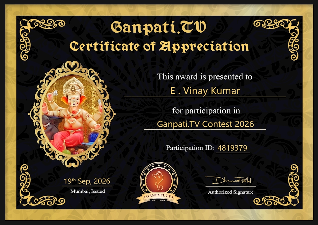 Esarapu Kumar Ganpati 2026