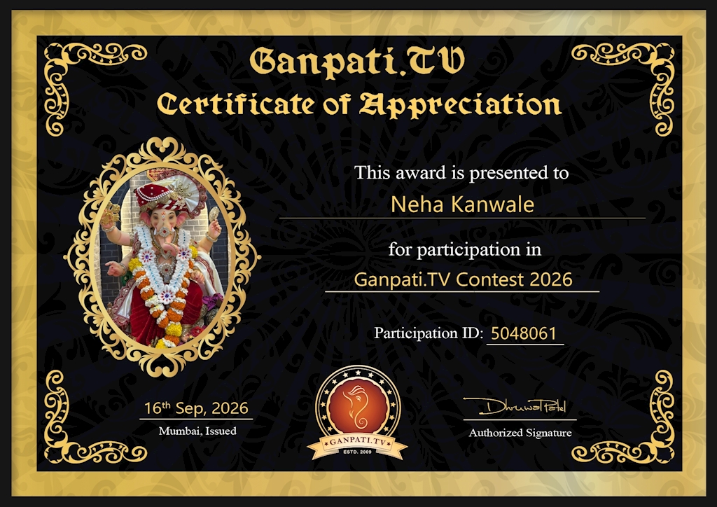 Neha Kanwale Ganpati 2026