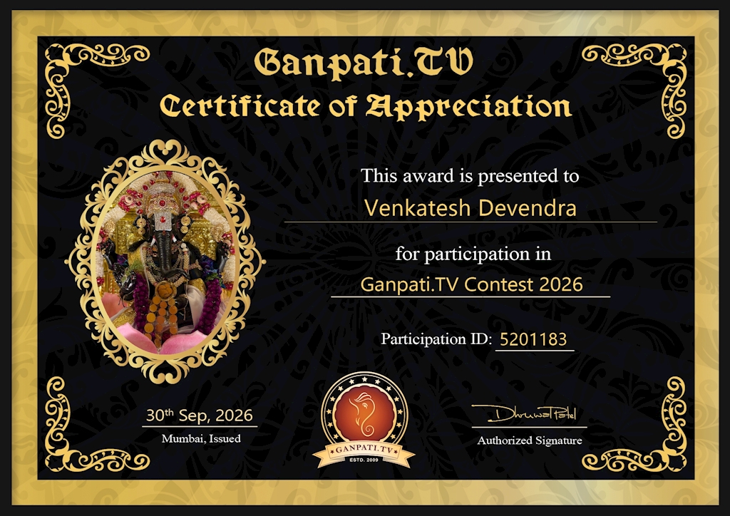 Venkatesh Devendra Ganpati 2026