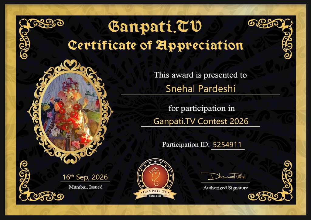 Snehal Pardeshi Ganpati 2026
