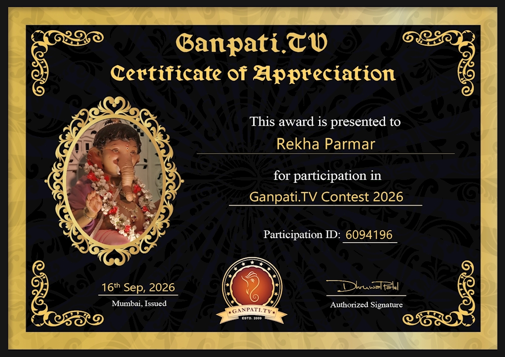 Rekha Parmar Ganpati 2026