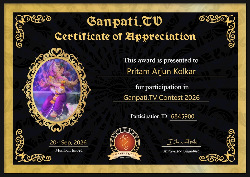 Pritam Kolkar Ganpati 2026