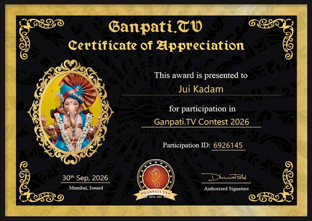 Jui Kadam Ganpati 2026