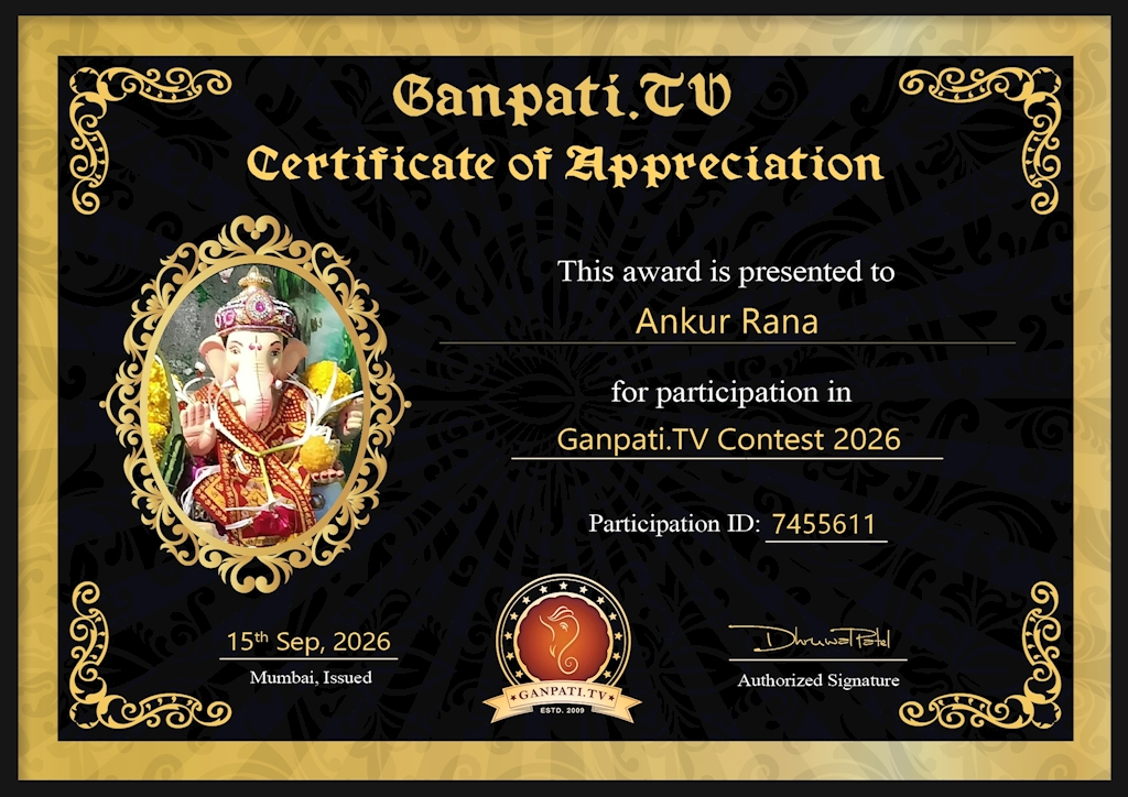Ankur Rana Ganpati 2026