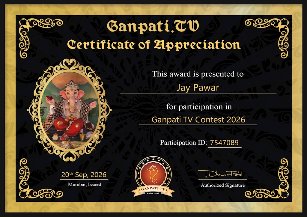 Jay Pawar Ganpati 2026