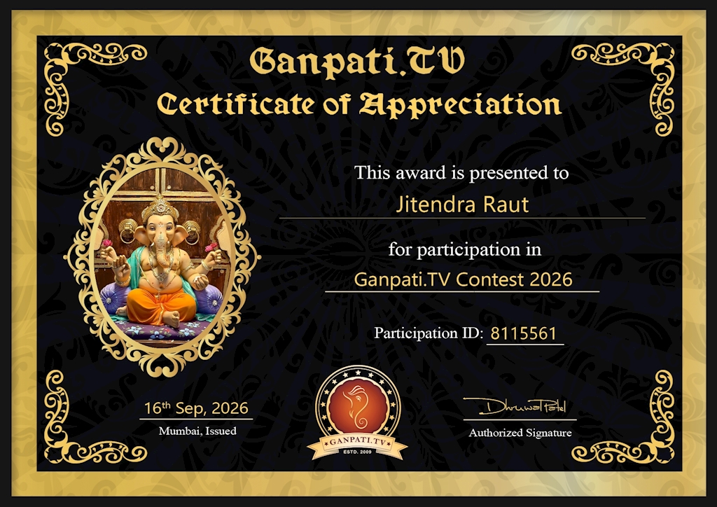 Jitendra Raut Ganpati 2026