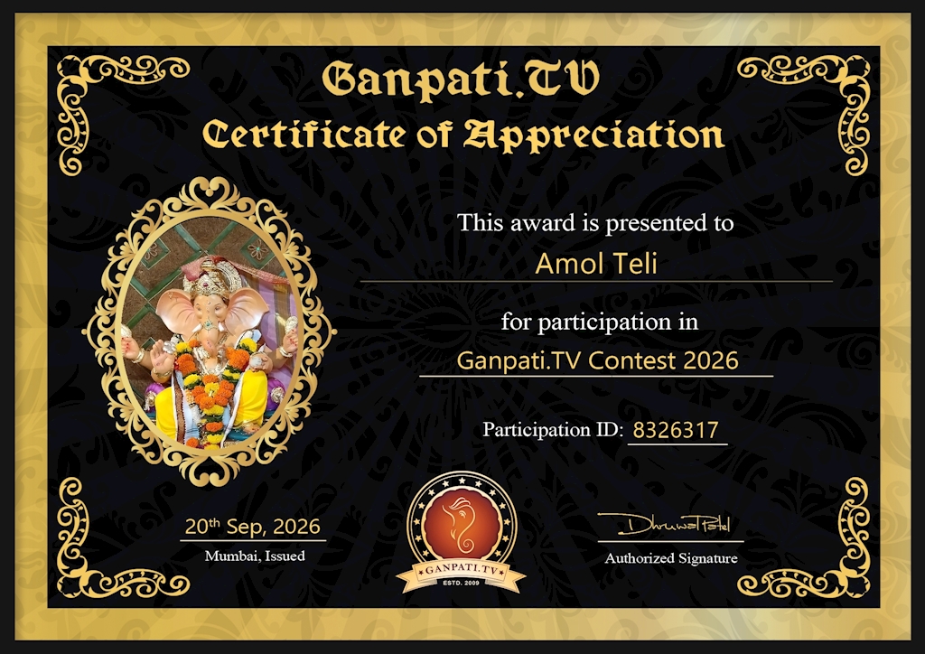Amol Teli Ganpati 2026
