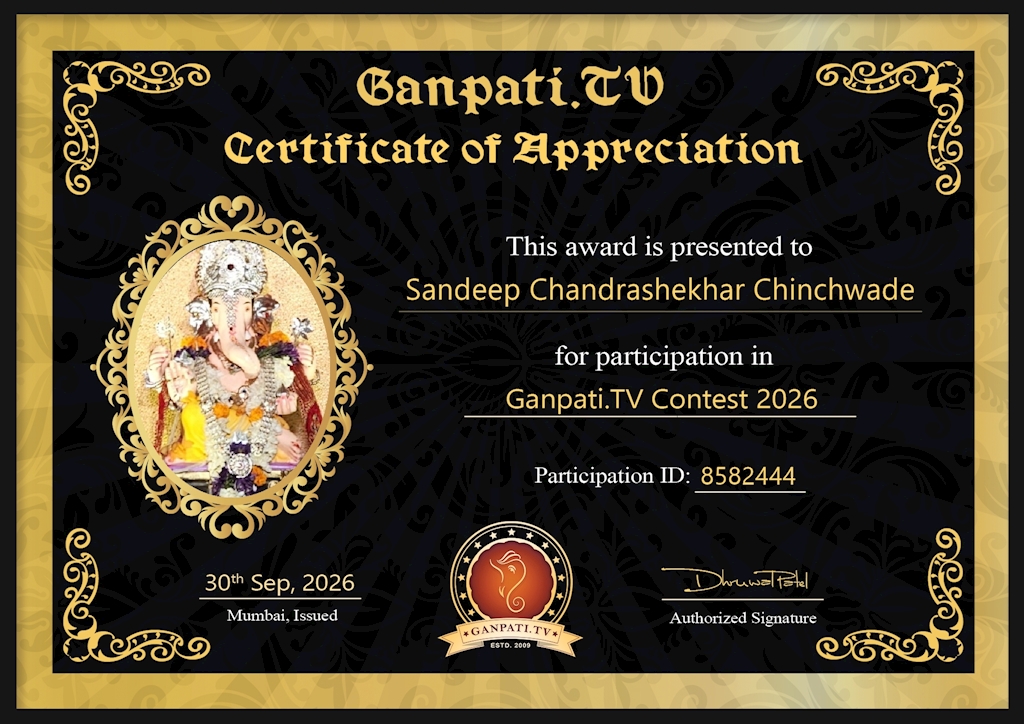 Sandeep Chinchwade Ganpati 2026