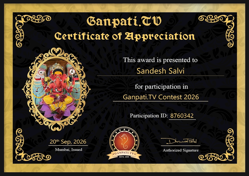 Sandesh Salvi Ganpati 2026