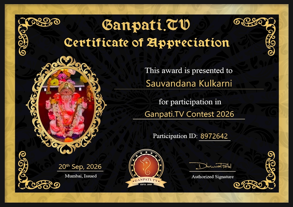 Sauvandana Kulkarni Ganpati 2026